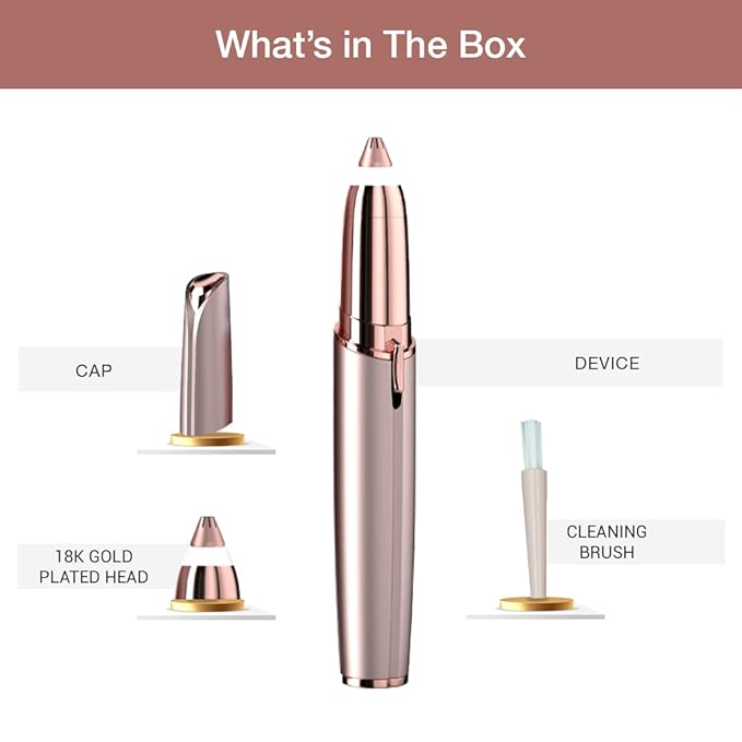 Flawless Luxe Eyebrow Trimmer – Precision, Elegance & Ease