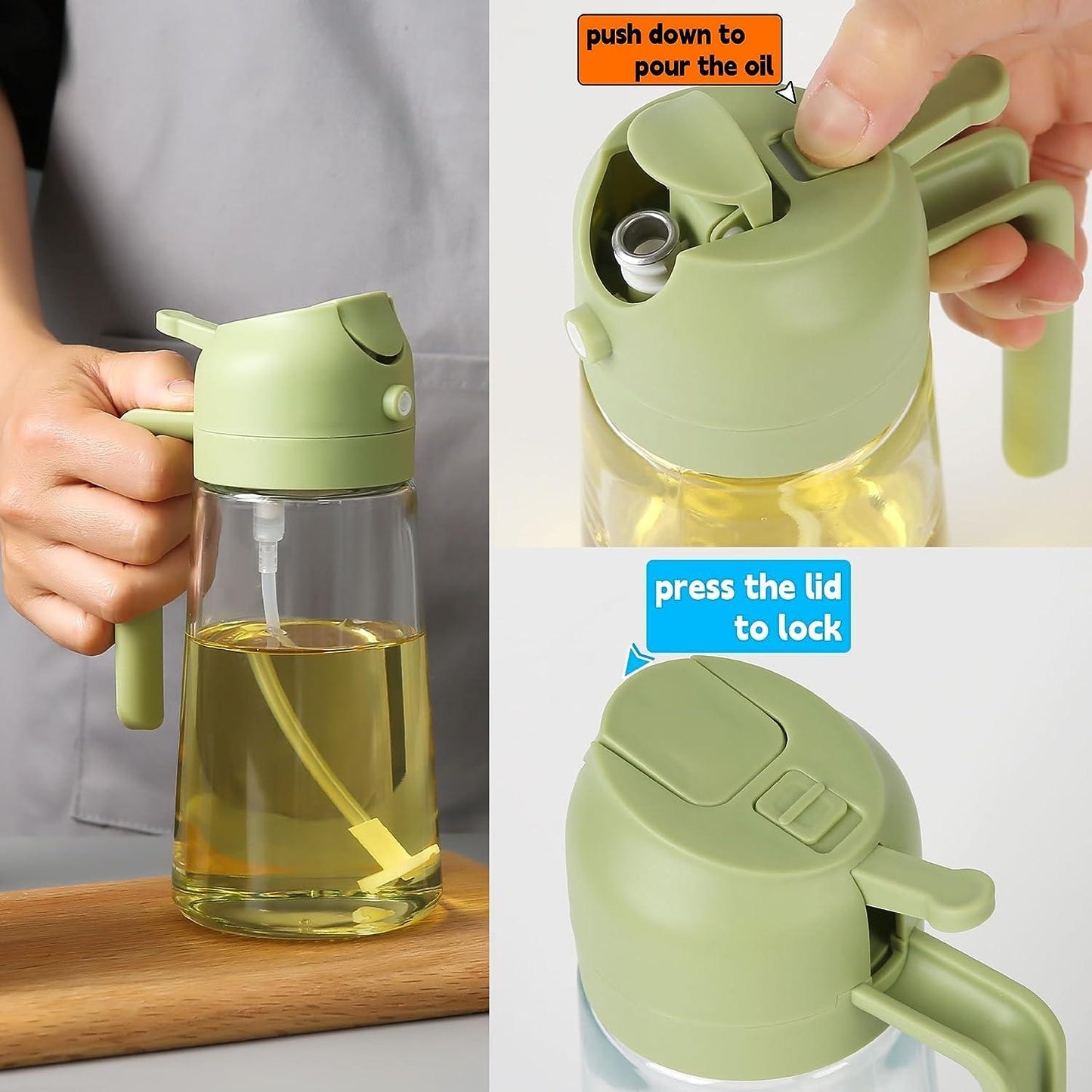 Smart Oil Sprayer & Dispenser - 500ml