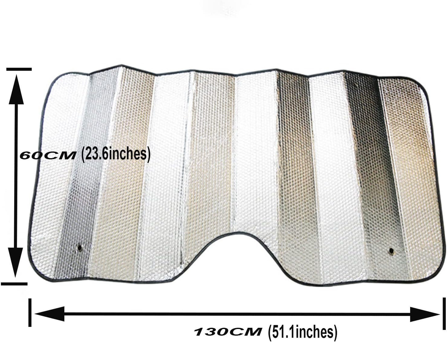 SilverShield™ NanoTech Foldable Car Sunshade – Space-Grade Heat & UV Defense
