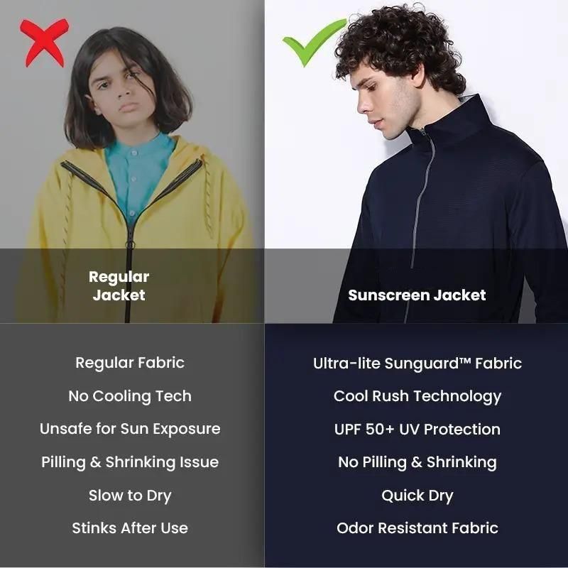 SunGuard™ Lightweight UV Protection Jacket Unisex - UPF 50+