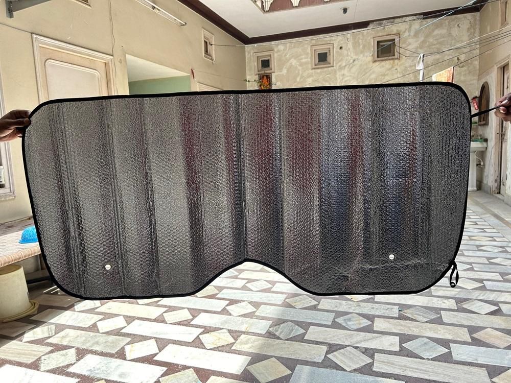 SilverShield™ NanoTech Foldable Car Sunshade – Space-Grade Heat & UV Defense