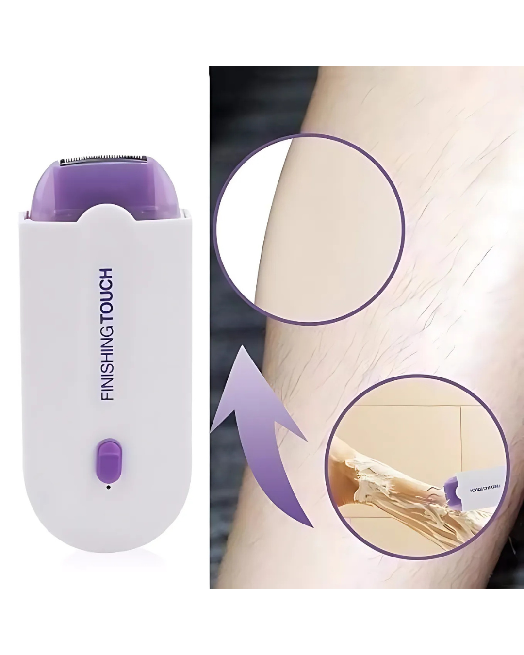 Instant Hair Trimmer & Shaver - Smooth Finish with SensaLight Tech