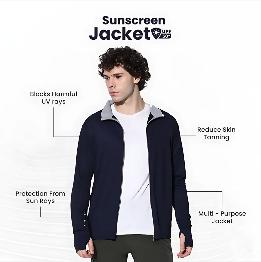 SunGuard™ Lightweight UV Protection Jacket Unisex - UPF 50+