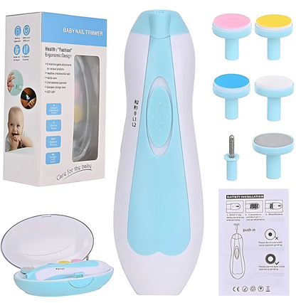 TenderTrim™ – Safe & Silent Baby Nail Trimmer with Soft LED Light