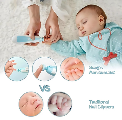 TenderTrim™ – Safe & Silent Baby Nail Trimmer with Soft LED Light