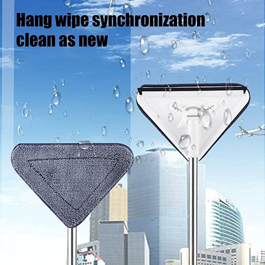 GlideMax Triangle Cleaning Mop- 360° Multipurpose Floor Cleaning Mop