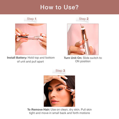 Flawless Luxe Eyebrow Trimmer – Precision, Elegance & Ease
