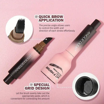 Anglicolor - BrowFection Eyebrow Liquid with Built-in Angled Brush