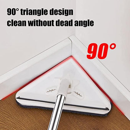 GlideMax Triangle Cleaning Mop- 360° Multipurpose Floor Cleaning Mop