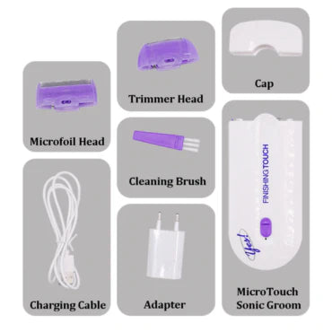 Instant Hair Trimmer & Shaver - Smooth Finish with SensaLight Tech