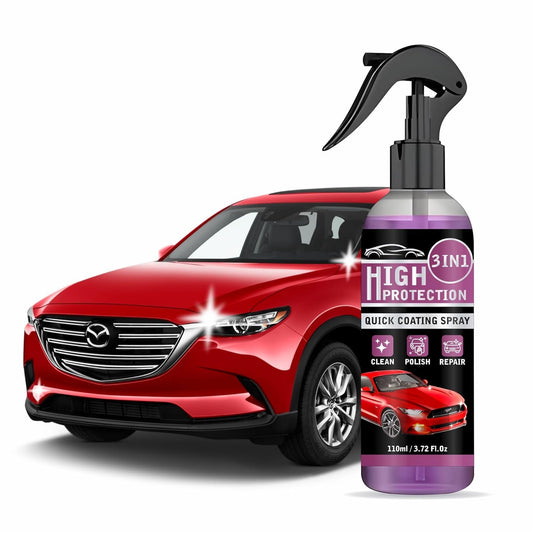 NanoGlide™ 3-in-1 High Protection Quick Car Ceramic Coating Spray – Ultra Gloss & Shield