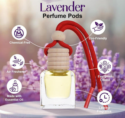 VelvetAura Hanging Car Fragrance Pod – Sophisticated & Long-Lasting Scent (Pack of 1)