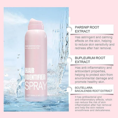 Silken Veil – Reveal & Remove Hair Identifier Spray with 4 Ultra-Smooth Razors