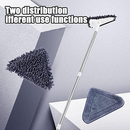 GlideMax Triangle Cleaning Mop- 360° Multipurpose Floor Cleaning Mop