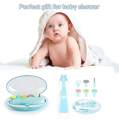 TenderTrim™ – Safe & Silent Baby Nail Trimmer with Soft LED Light