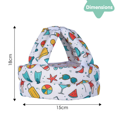 SafeNest Baby Head Safety Helmet – Lightweight, Breathable, & Adjustable Protection for Little Ones