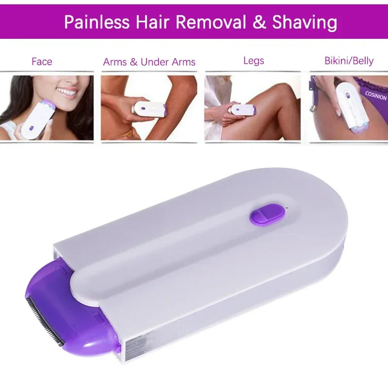Instant Hair Trimmer & Shaver - Smooth Finish with SensaLight Tech