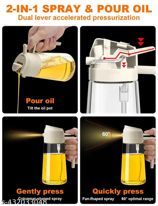 Smart Oil Sprayer & Dispenser - 500ml