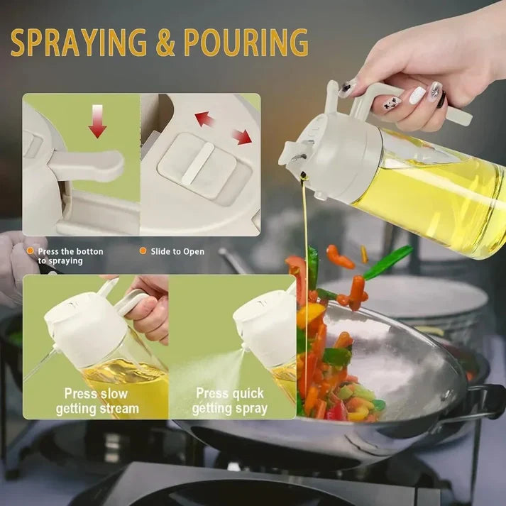 Smart Oil Sprayer & Dispenser - 500ml