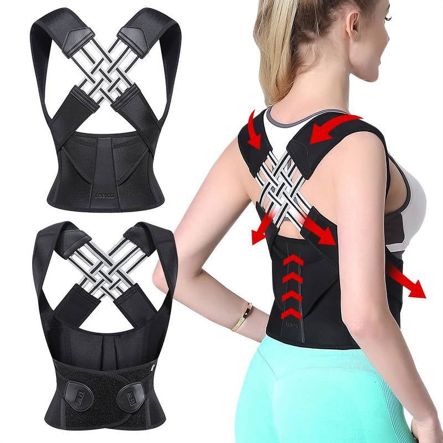 Orthix Posture Corrector - Pain Relief Adjustable Belt - Unisex