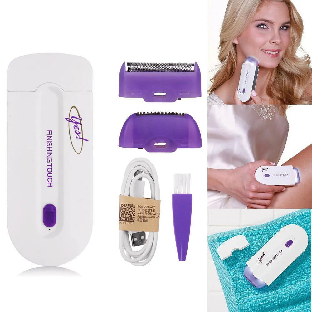 Instant Hair Trimmer & Shaver - Smooth Finish with SensaLight Tech