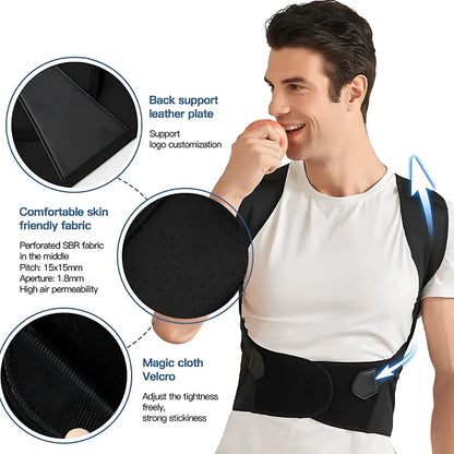 Orthix Posture Corrector - Pain Relief Adjustable Belt - Unisex
