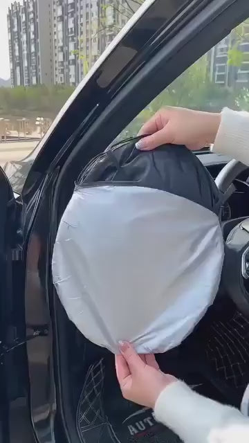 ShieldPro™ Folding Car Window Sunshade Cover – Ultimate Heat & UV Protection