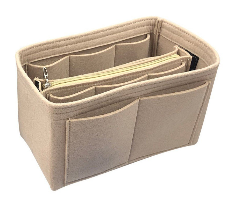BagÉlan™ Felt Purse Organizer – Premium Insert with Detachable Pouch for Effortless Handbag Elegance