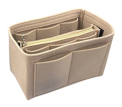 BagÉlan™ Felt Purse Organizer – Premium Insert with Detachable Pouch for Effortless Handbag Elegance